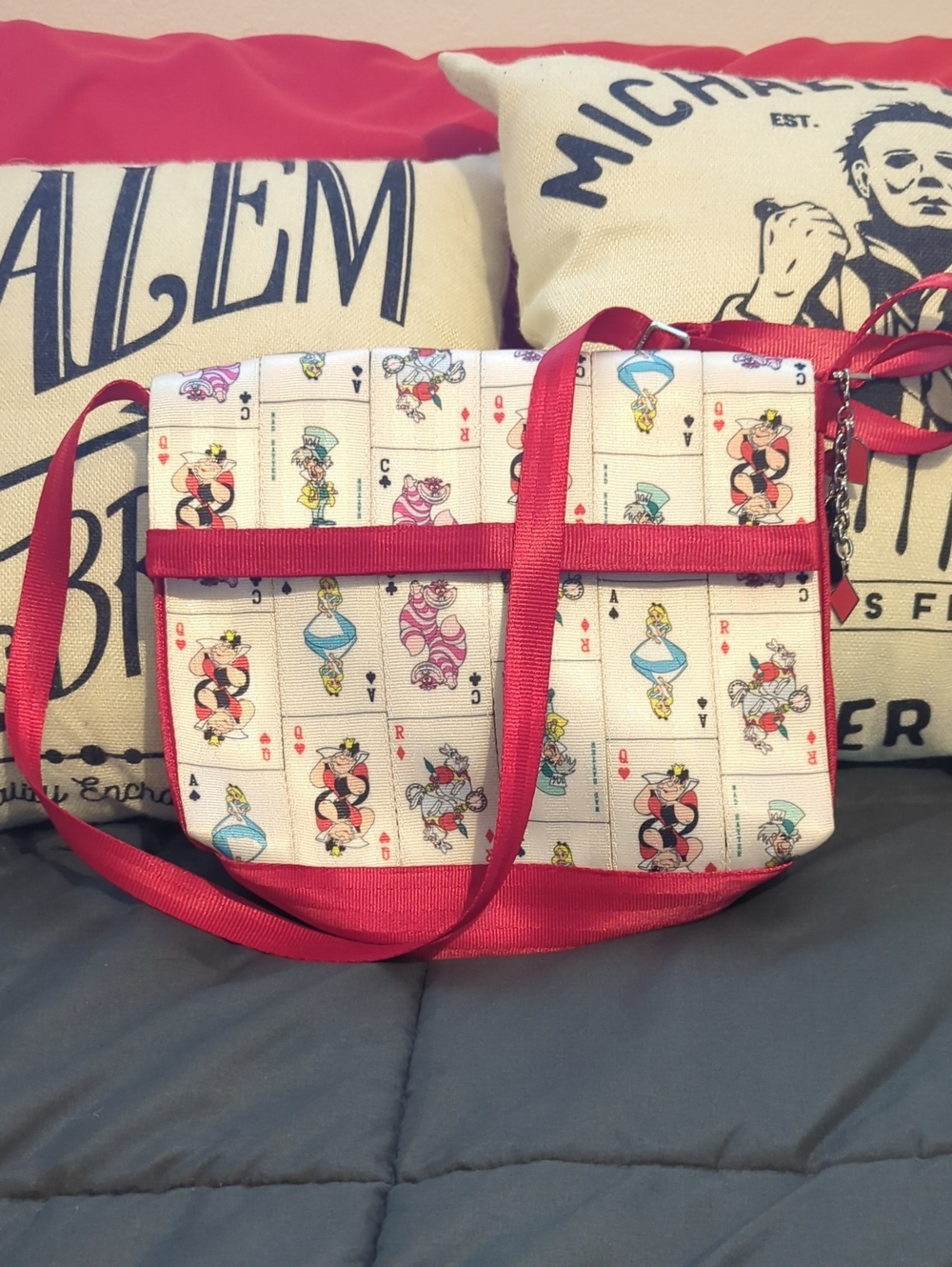 Authentic Disney X Harveys Crossbody Bag With Seatbelt Strap - RARE Alice